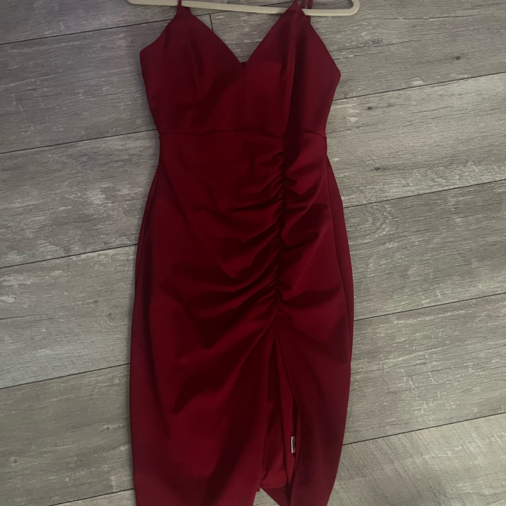Elegant Red Women's Skirt